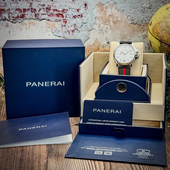 Panerai Luminor Due Luna Rossa White Dial 42mm -FULL SET– PAM01381 – MSRP $7800 - Picture 15 of 15